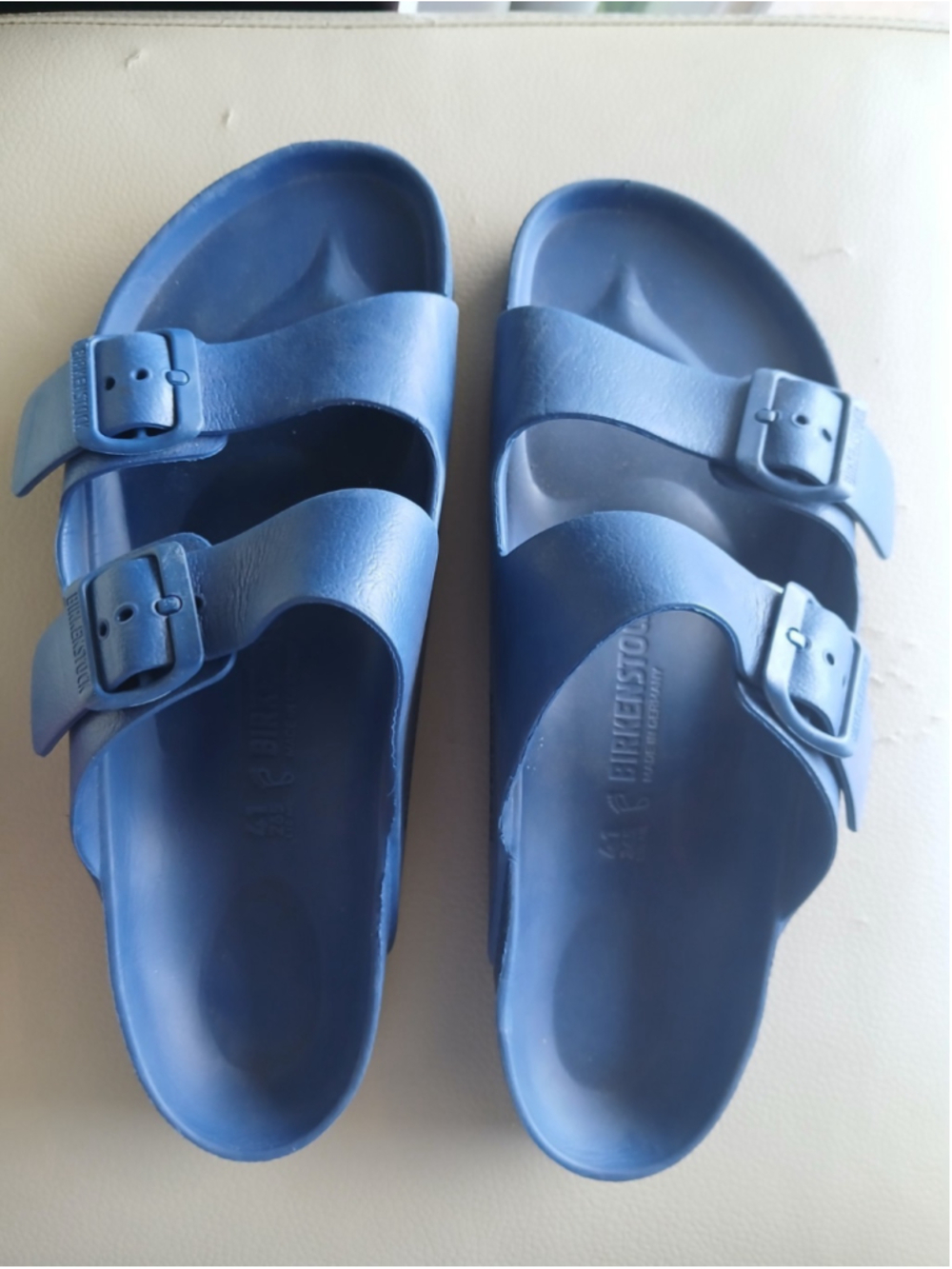 Birkenstock Arizona blue sandals size 41, US 8 In Men's